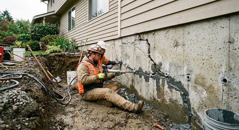 Basement Crack Repair in Sarasota, FL
