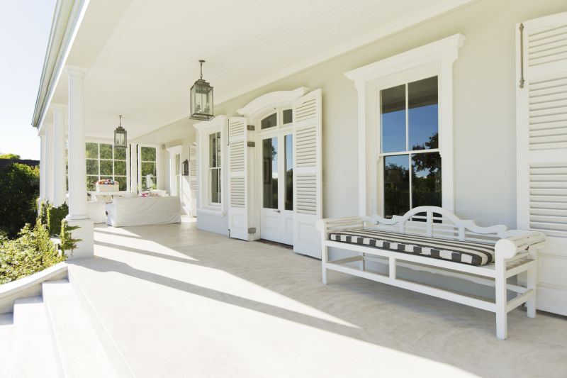 Newly Resurfaced Porch in Summer